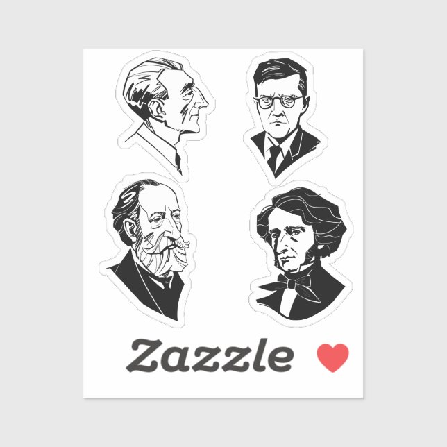 Great composers - set 6 - (Sheet)