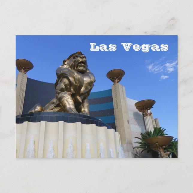 Great Cool Las Vegas Postcard! Postcard (Front)