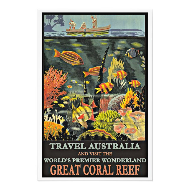 Great Coral Reef, Australia, Photo Print (Front)
