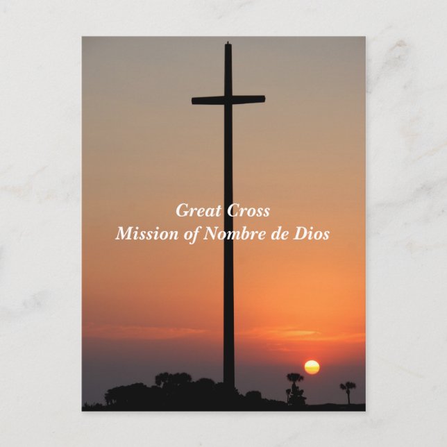 Great Cross Mission of Nombre de Dios Postcard (Front)
