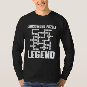 Great Crossword Puzzle Legend Costume Word Game T-Shirt