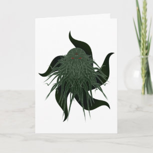 Great Cthulhu Customisable Greeting Card