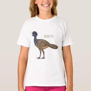 Great curassow bird cartoon illustration T-Shirt