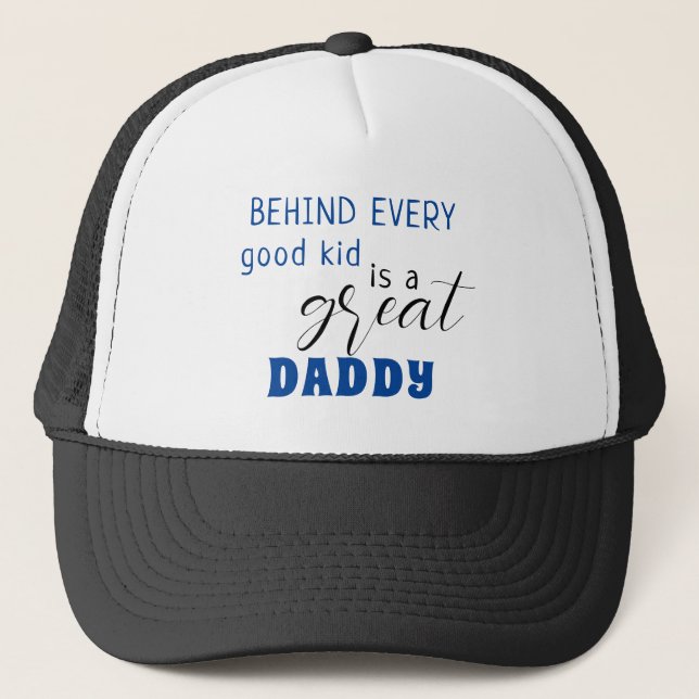 Great Daddy Father's Day Trucker Hat (Front)
