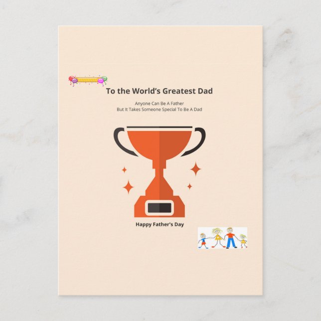 Great Daddy Postcard (Front)