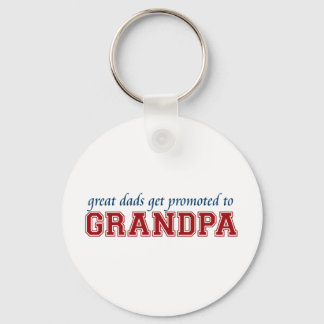 Great Dads Get Promoted to Grandpa Key Ring