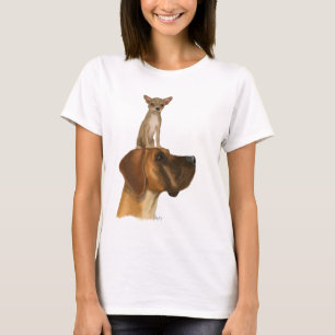 Great Dane and Chihuahua 2 T-Shirt