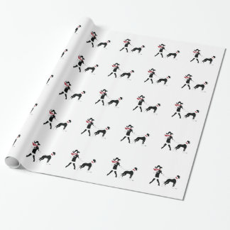 Great Dane and Girl Wrapping Paper