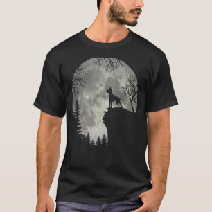 Great Dane And Moon Halloween Classic Halloween Mo T-Shirt