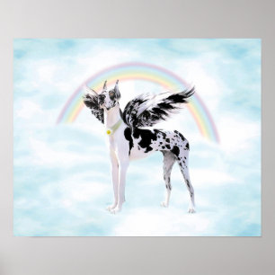Great Dane Angel Harle Poster