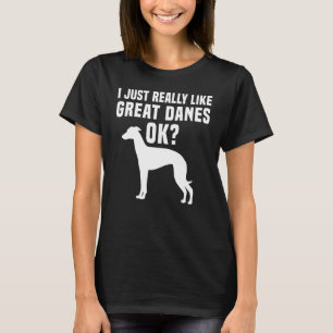 Great Dane Apparel Great  Dog Owners Design T-Shirt