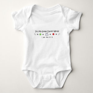 great dane baby bodysuit