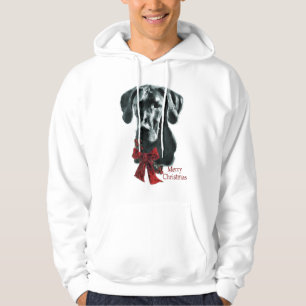 Great Dane Black Christmas Gifts Hoodie