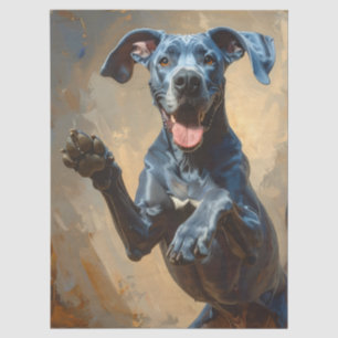 Great Dane blue   Tissue Paper
