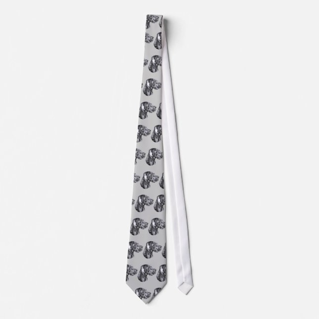 Great Dane Blue Uncropped Tie (Front)