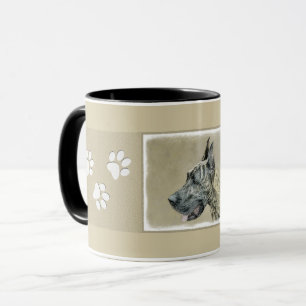 Great Dane (Brindle) Painting - Original Dog Art Mug