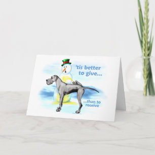 Great Dane BTG Black UC Holiday Card