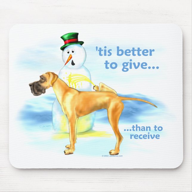 Great Dane BTG Fawn UC Mouse Pad (Front)