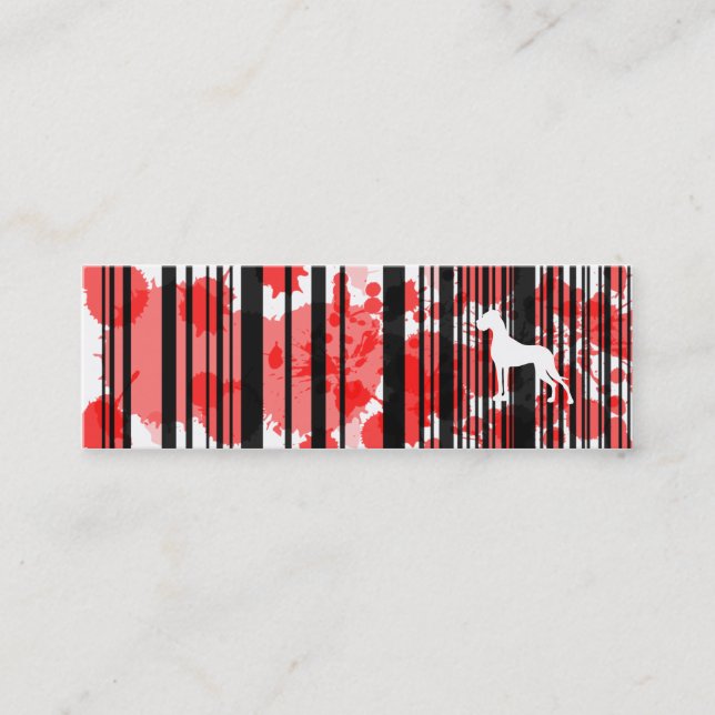 Great Dane business card (Front)