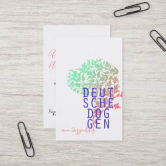 Great Dane Business Cards