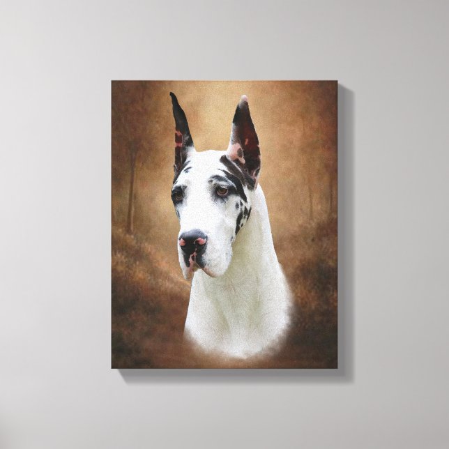 Great Dane Canvas Print (Front)