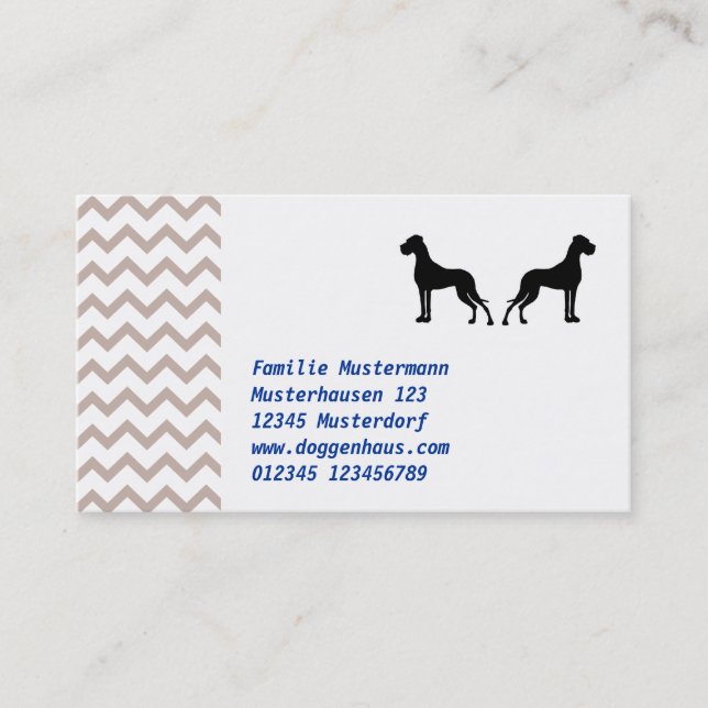 Great Dane Cards (Front)