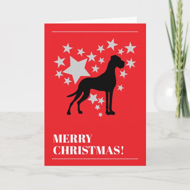 Great Dane Christmas Card (Front)