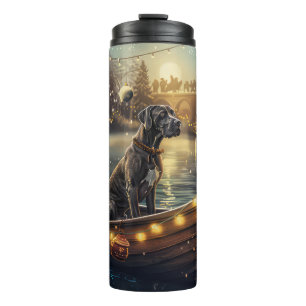 Great Dane Christmas Festive Voyage Thermal Tumbler