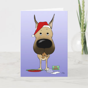 Great Dane Christmas Holiday Card