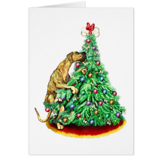 Great Dane Christmas Reach Goals Brindle UC (Front)