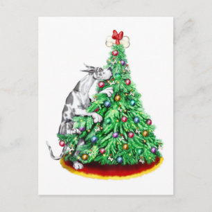 Great Dane Christmas Reach Goals Harle Holiday Postcard