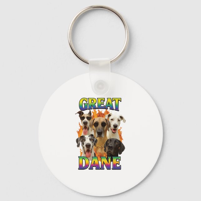Great Dane Copy Key Ring (Front)