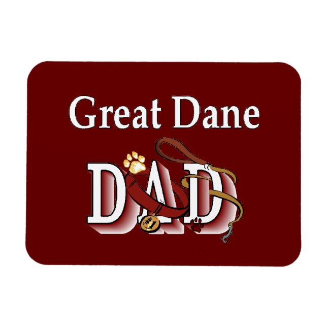 Great Dane Dad Magnet (Horizontal)