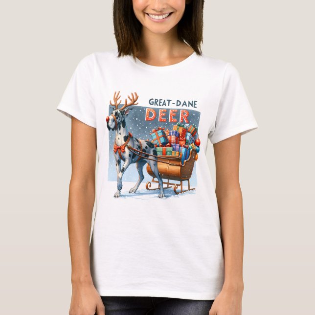 Great-Dane Deer T-Shirt (Front)