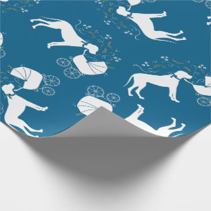 Great Dane Dog Baby Shower Wrapping Paper