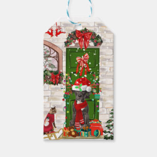Great Dane Dog Christmas   Gift Tags