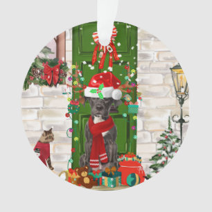 Great Dane Dog Christmas Ornament