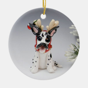 Great Dane Dog Christmas ornament
