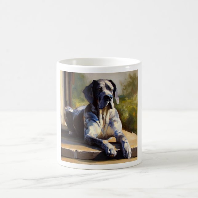 Great Dane Dog Coffee Mug (Center)
