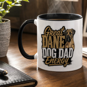 Great Dane Dog Dad Energy  Mug
