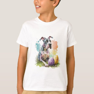 Great Dane Dog Easter Egg, Happy Easter Great Dane T-Shirt