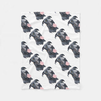 Great Dane Dog Fleece Blanket