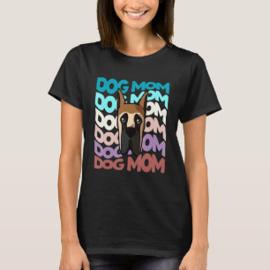 Great Dane Dog Mum Retro Vintage Dog Mama T-Shirt