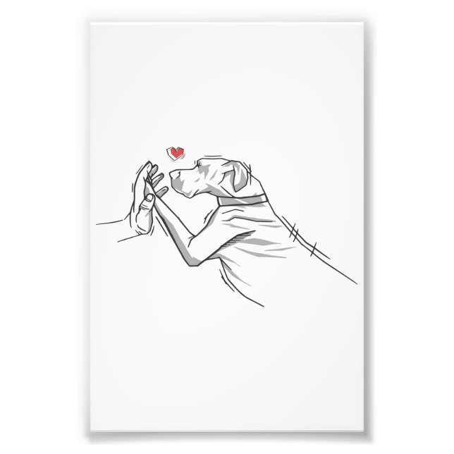 Great Dane Dog Photo Print (Front)