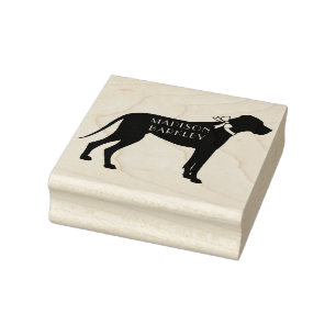 Great Dane Dog Puppy Rubber Stamp