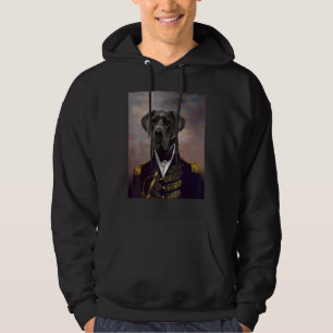 Great Dane Dog Renaissance Pet Portrait Mediaeval Hoodie