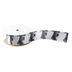 Great Dane Dog Satin Ribbon