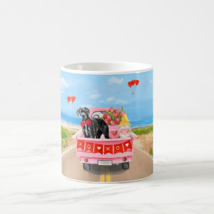 Great Dane Dog Valentine's Day Truck Coffee Mug