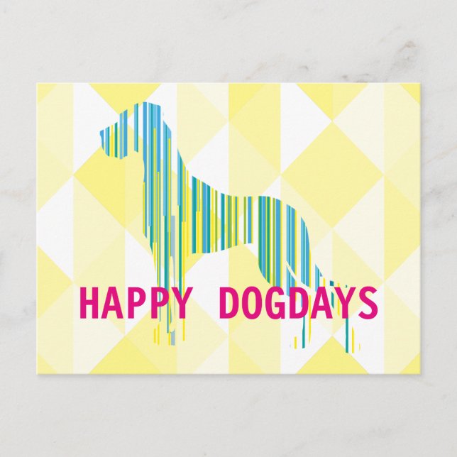 Great Dane Dogdays Postcard (Front)