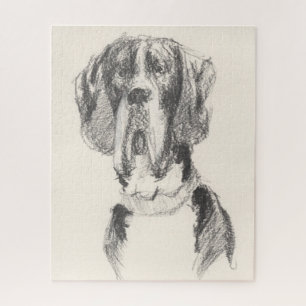 Great Dane Drawing Puzzle